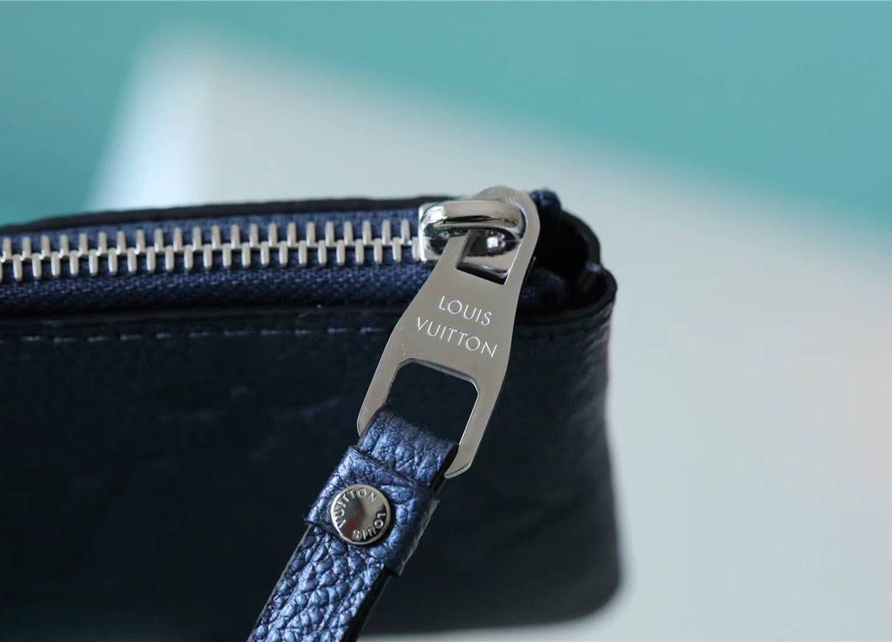 1:1 Replica Louis Vuitton Zippy Wallet Monogram Empreinte Black For Women, Women's Wallets 7.9in/20cm LV 