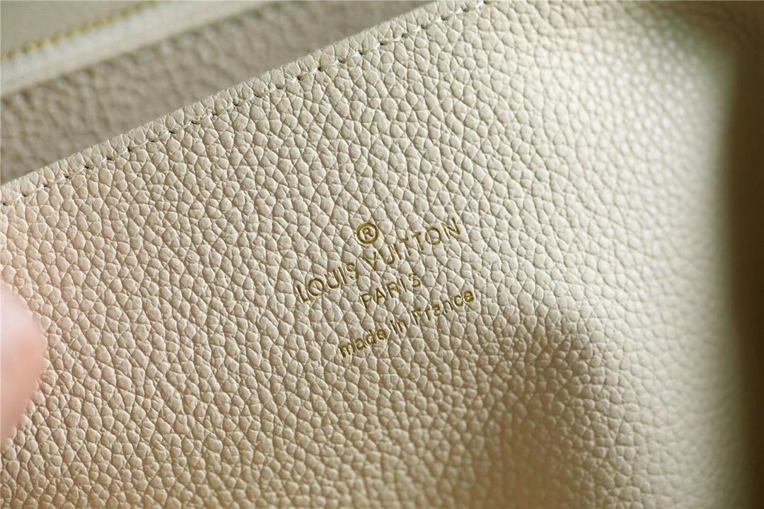 1:1 Replica Louis Vuitton Zippy Wallet Monogram Empreinte By The Pool Cream For Women, Women's Wallets 7.7in/19.5cm LV M80402 - Image 2