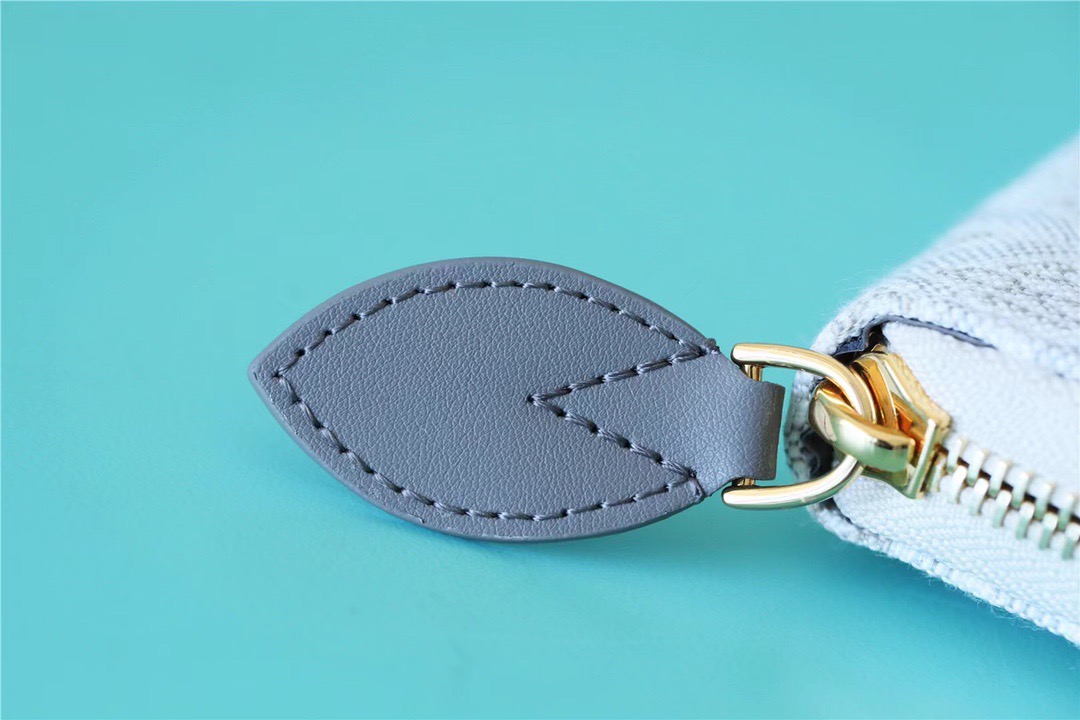 1:1 Replica Louis Vuitton Zippy Wallet Since 1854 Jacquard Canvas Ecru Blue For Women, Women's Wallets 7.7in/19.5cm LV - Image 9