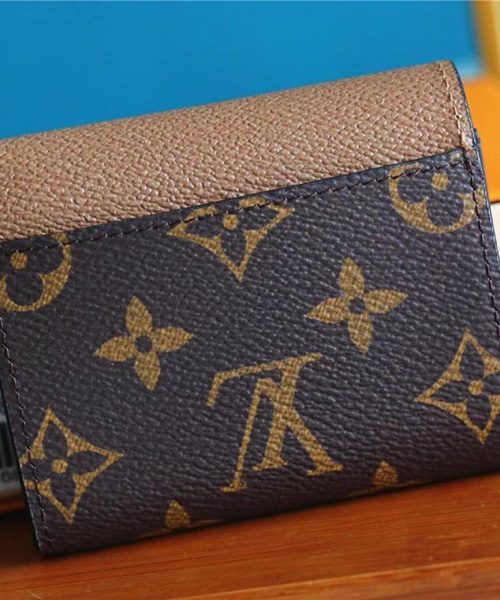 1:1 Replica Louis Vuitton Zoe Wallet Monogram and Monogram Reverse Canvas For Women, Women's Wallets 3.7in/9.5cm LV M80725