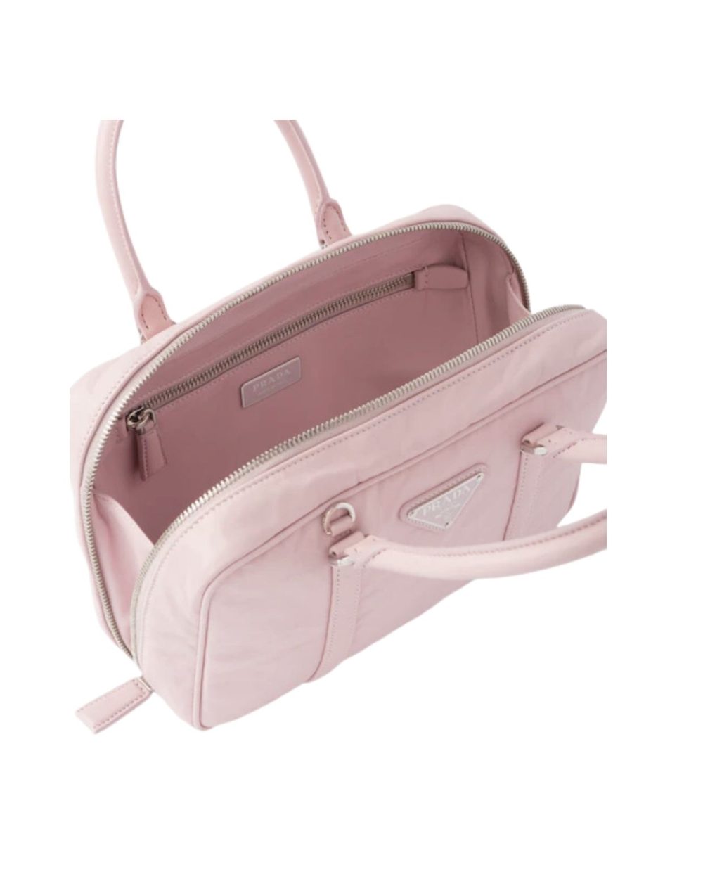 Medium Antique Nappa Top Handle Bag Pink For Women 1BB092_UVL_F0E18_V_T2O