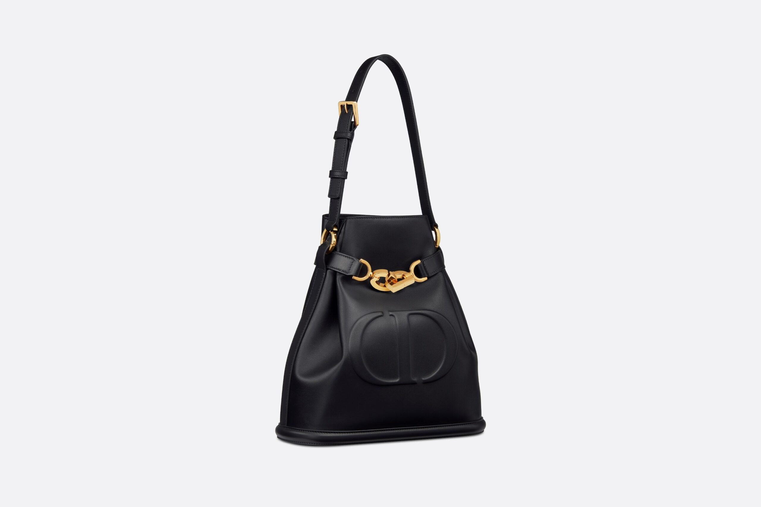 1:1 Replica Medium C'Est Dior Bag Black For Women M2271UBHA_M900 24cm/9.5Inches - Image 5