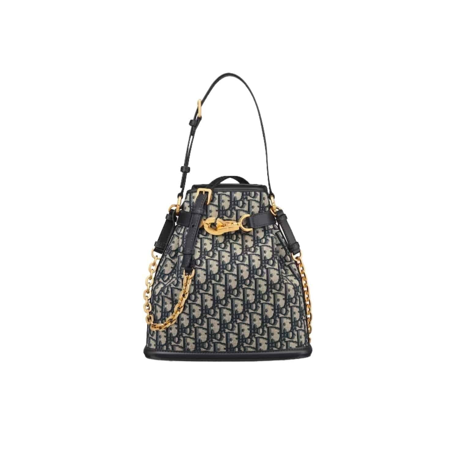 1:1 Replica Medium C'Est Dior Bag Blue For Women M2271UTZQ_M928 24cm/9.5Inches