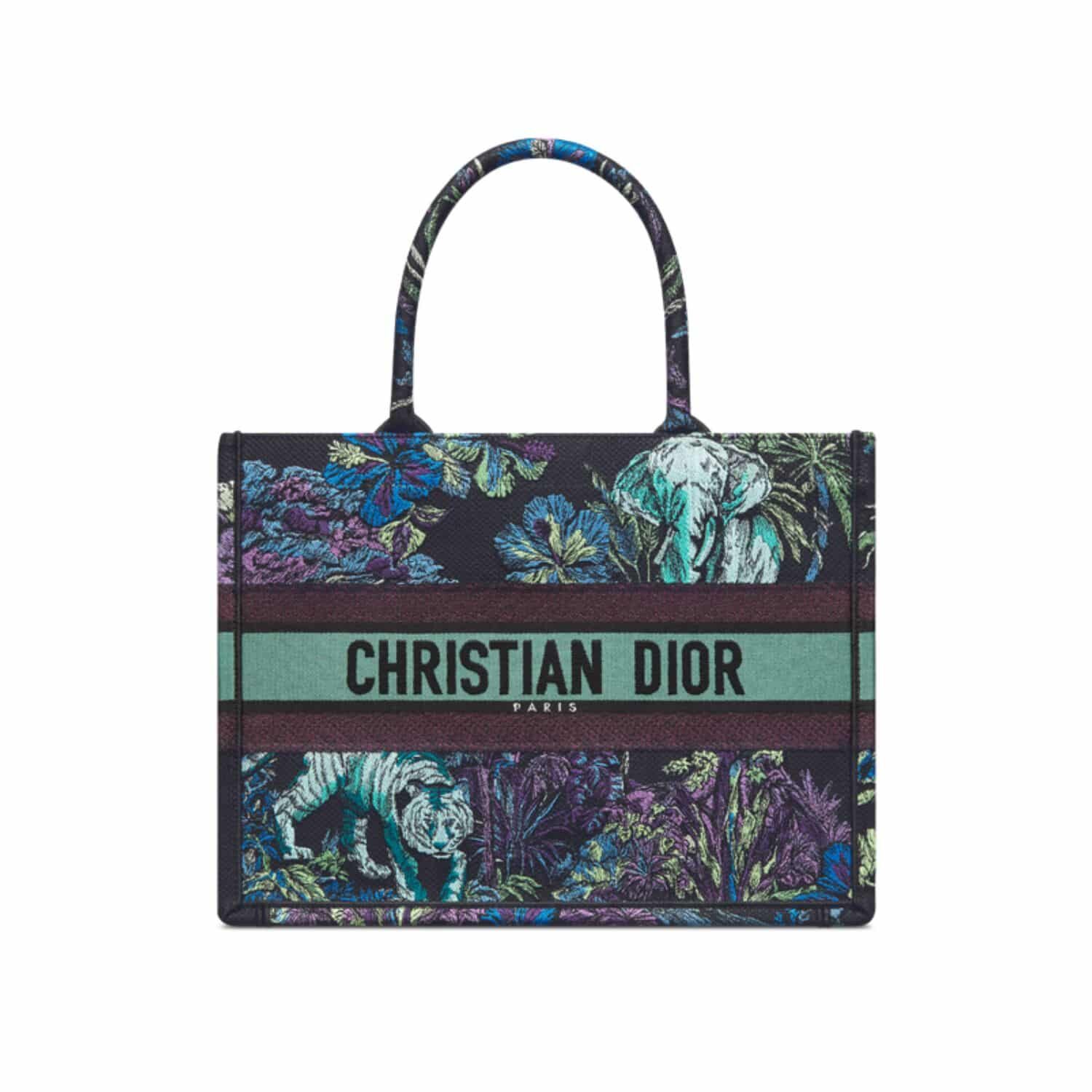 1:1 Replica Medium Dior Book Tote Blue Multicolor For Women M1296ZEUP_M928- 36 Cm/ 14 Inches