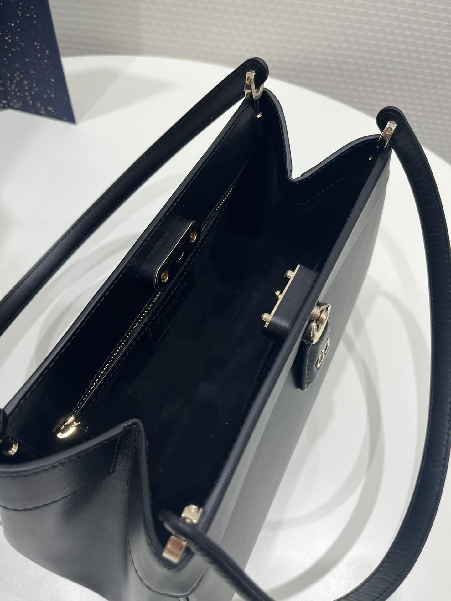 1:1 Replica Medium Dior Key Bag Black For Women 12in/30 cm M1843OBEQ_M900 - Image 7