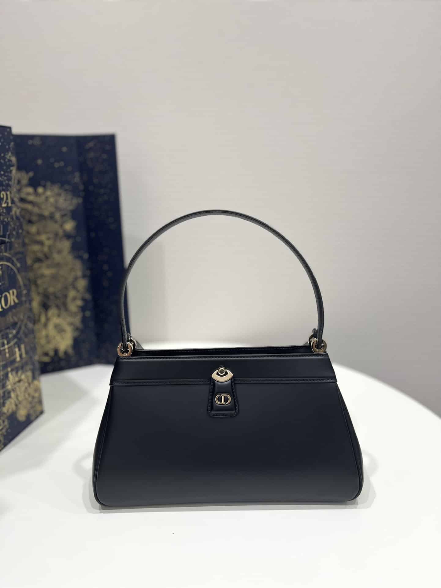 1:1 Replica Medium Dior Key Bag Black For Women 12in/30 cm M1843OBEQ_M900 - Image 2