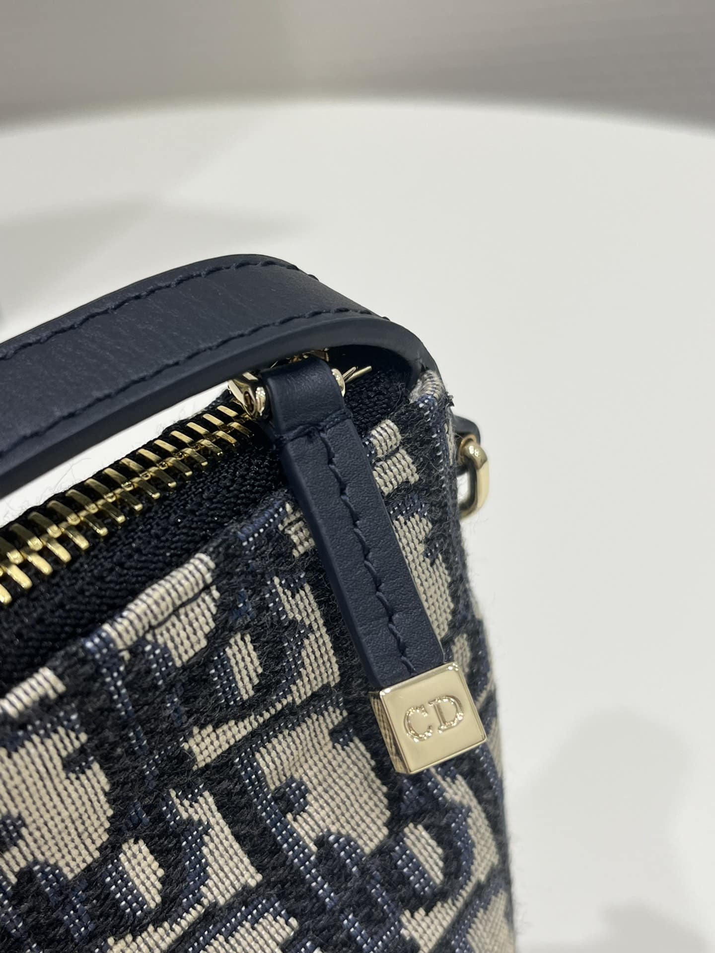 1:1 Replica Medium Diortravel Nomad Pouch Blue For Women 8.5in/ 22cm S5554OTZQ_M928 - Image 3