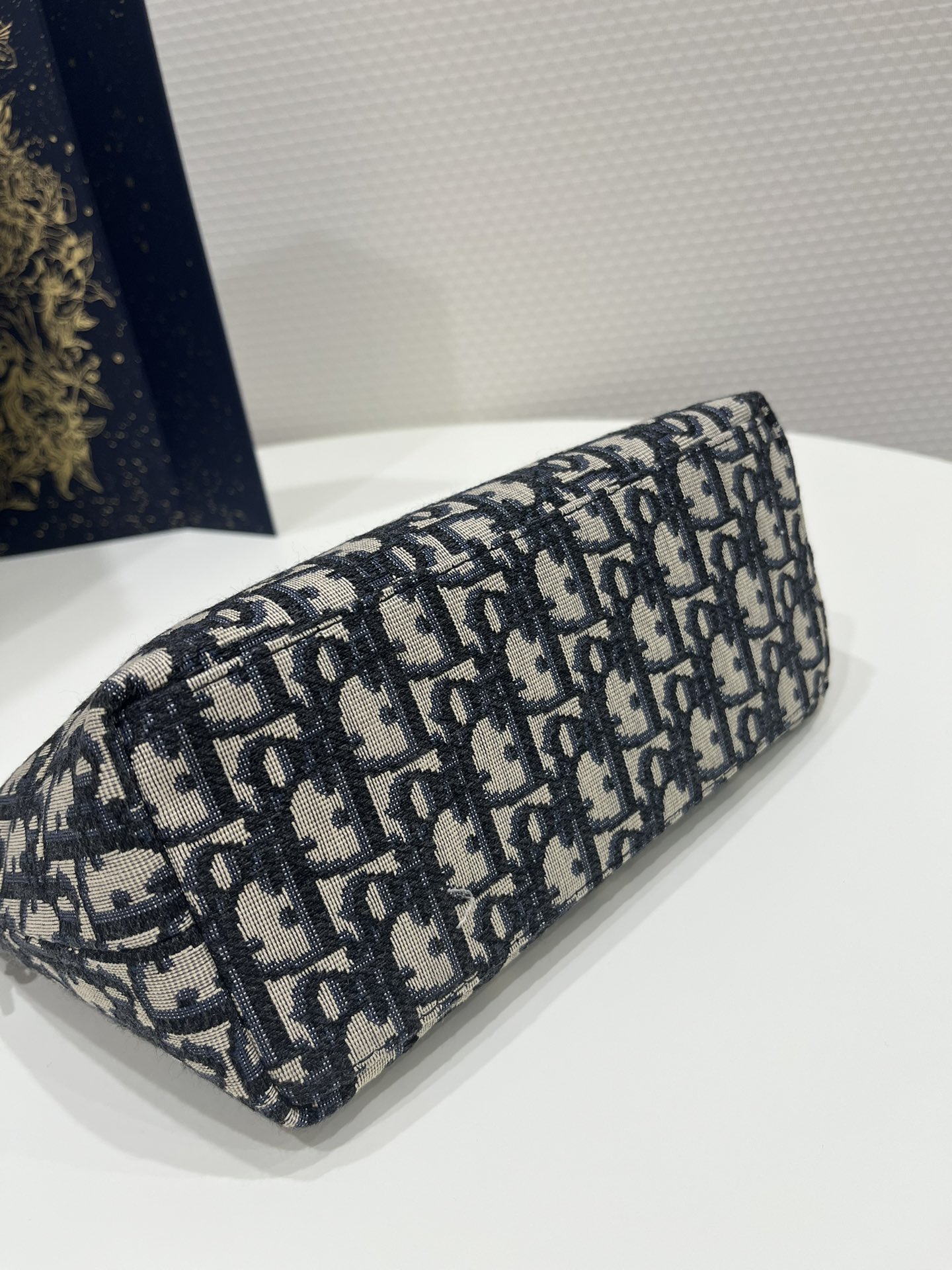 1:1 Replica Medium Diortravel Nomad Pouch Blue For Women 8.5in/ 22cm S5554OTZQ_M928 - Image 8