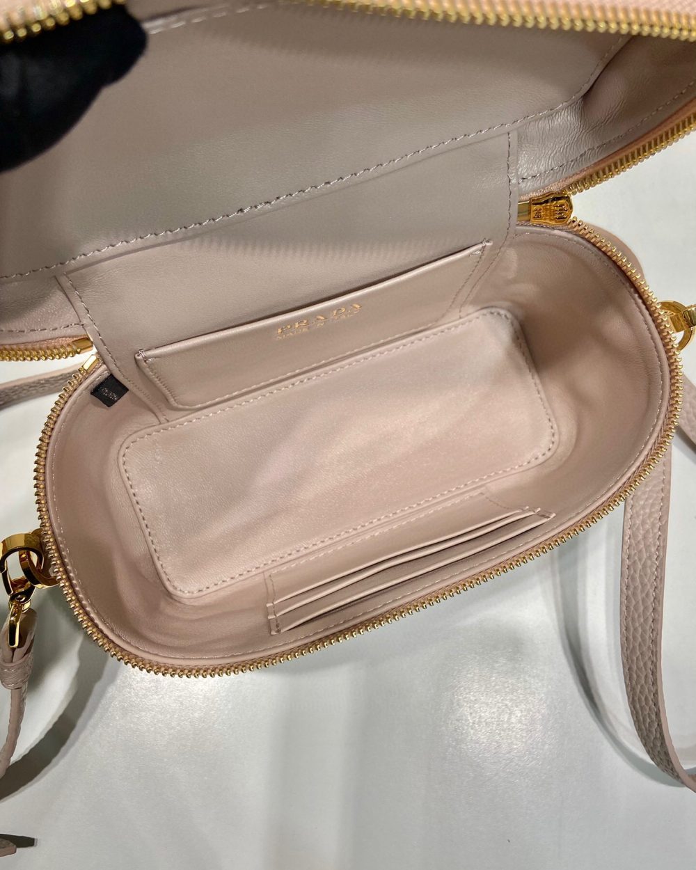 Mini Bag In Beige For Women 7.1in/ 18cm 1BH202_2DKV_F0GCN_V_OOM