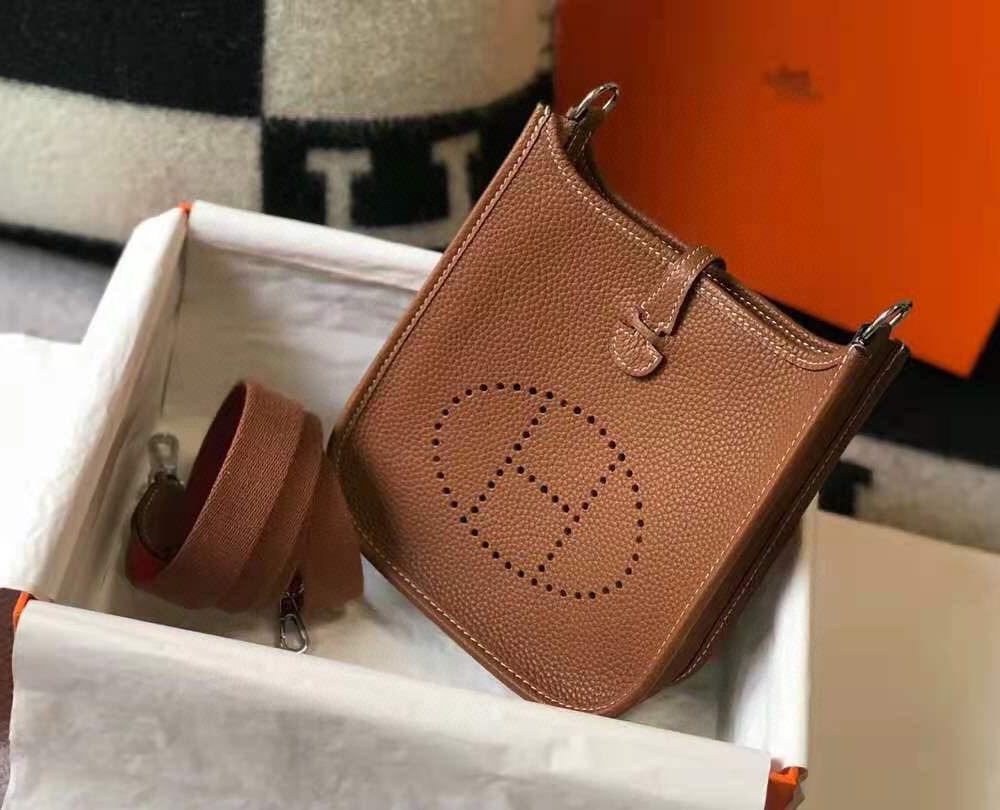 1:1 Replica Mini Evelyne Bag Green Khaki/White/Black/Brown For Women 18cm / 7in