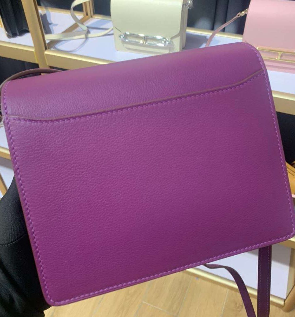 1:1 Replica Mini Evercolor Sac Roulis 19 Black/Green/Purple/Light Pink For Women 19cm / 7.4in