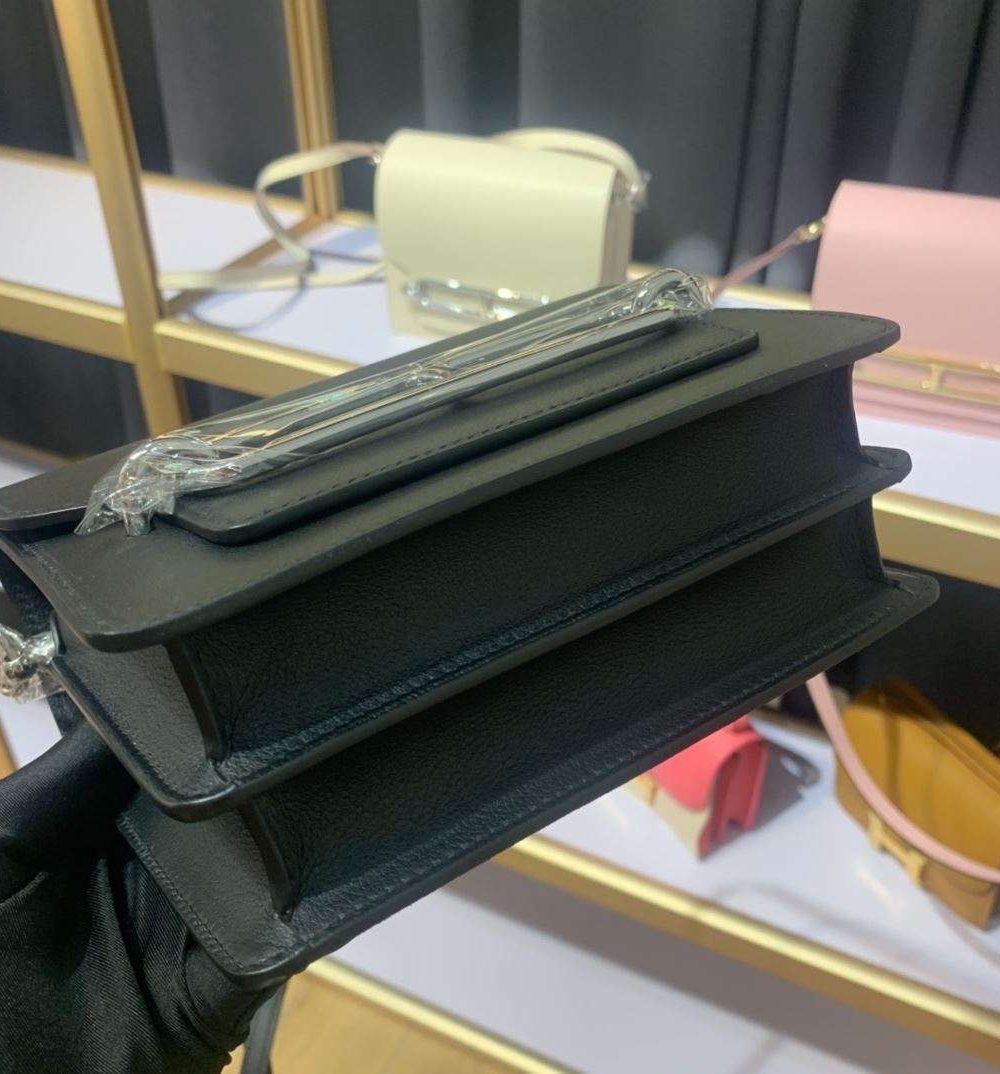 1:1 Replica Mini Evercolor Sac Roulis 19 Black/Green/Purple/Light Pink For Women 19cm / 7.4in