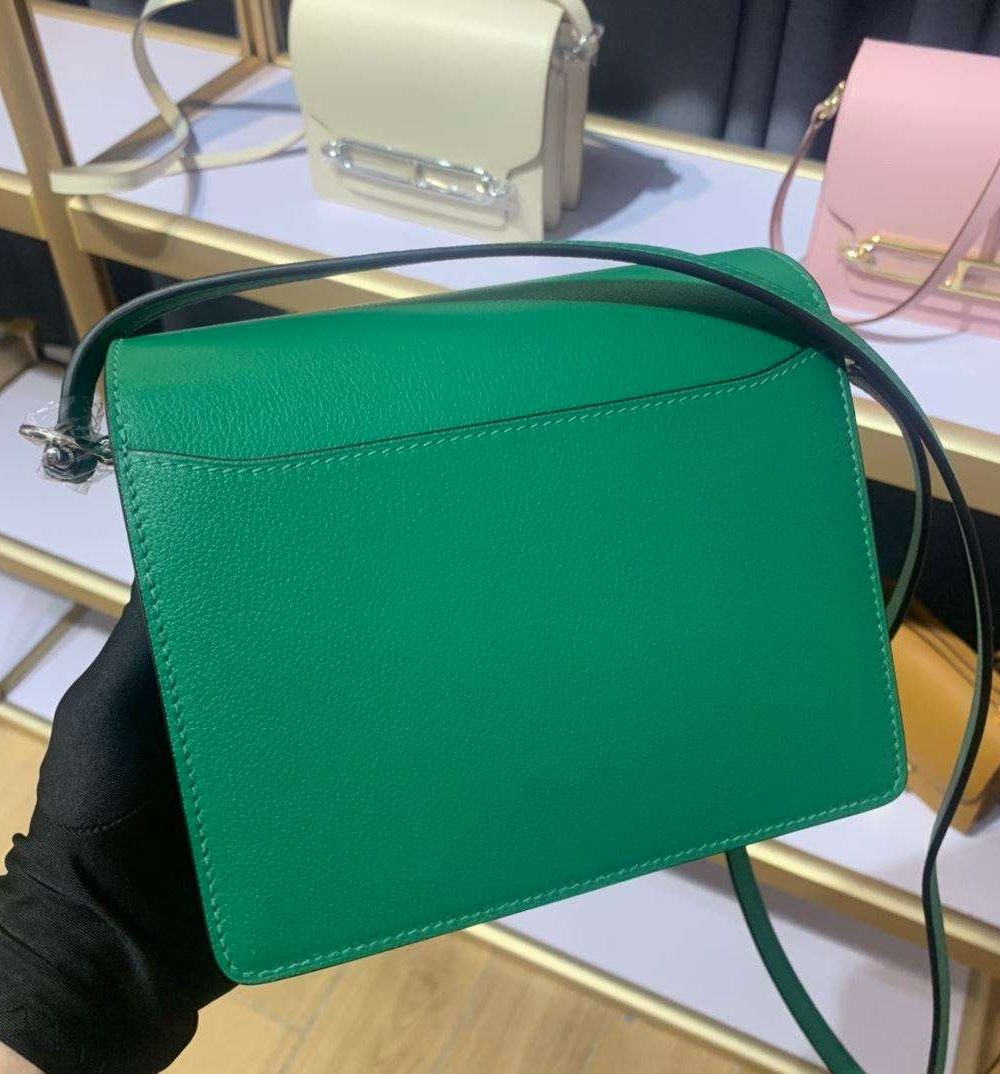 1:1 Replica Mini Evercolor Sac Roulis 19 Black/Green/Purple/Light Pink For Women 19cm / 7.4in