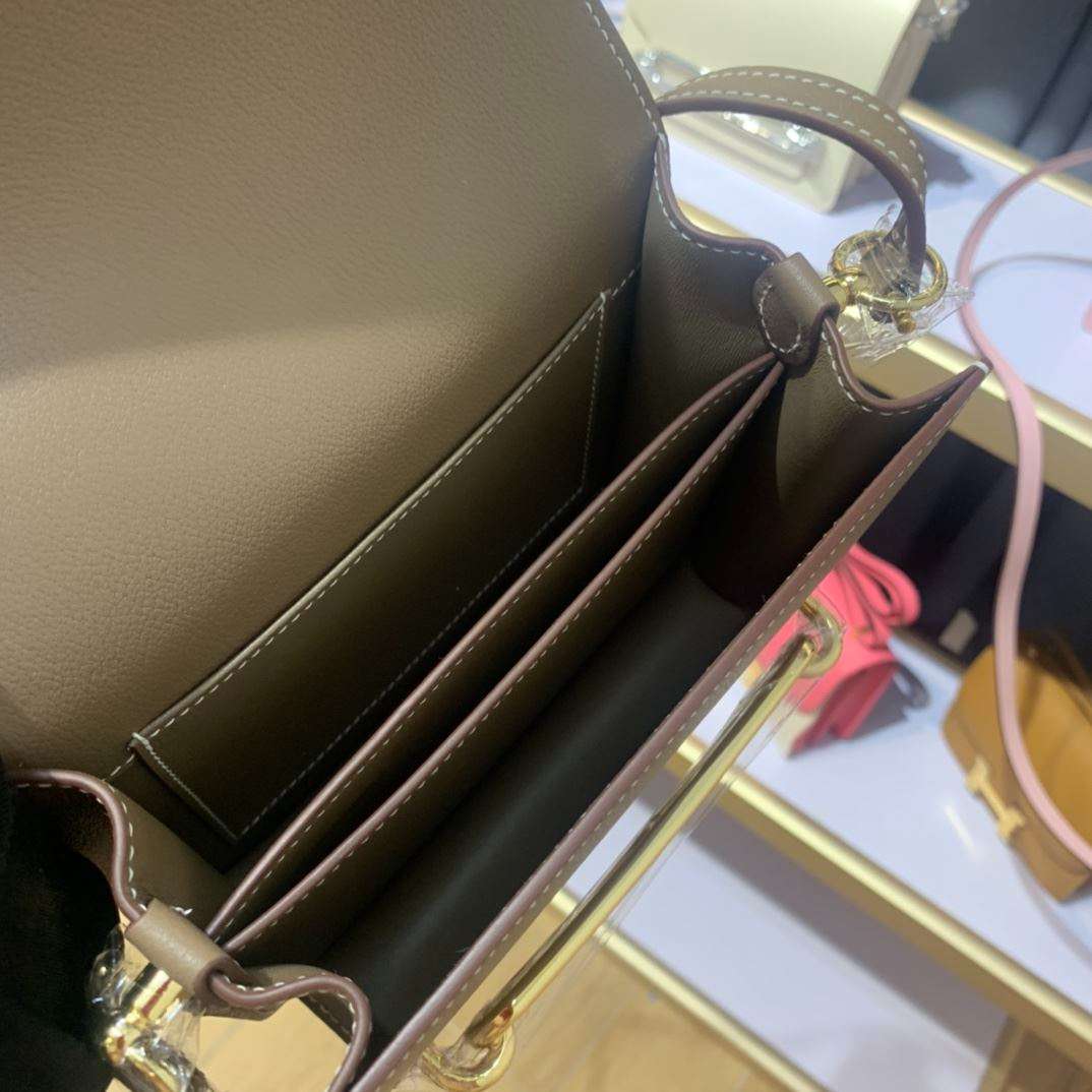 1:1 Replica Mini Evercolor Sac Roulis 19 Green Khaki/Orange/Pink/Grey For Women 19cm / 7.4in - Image 20