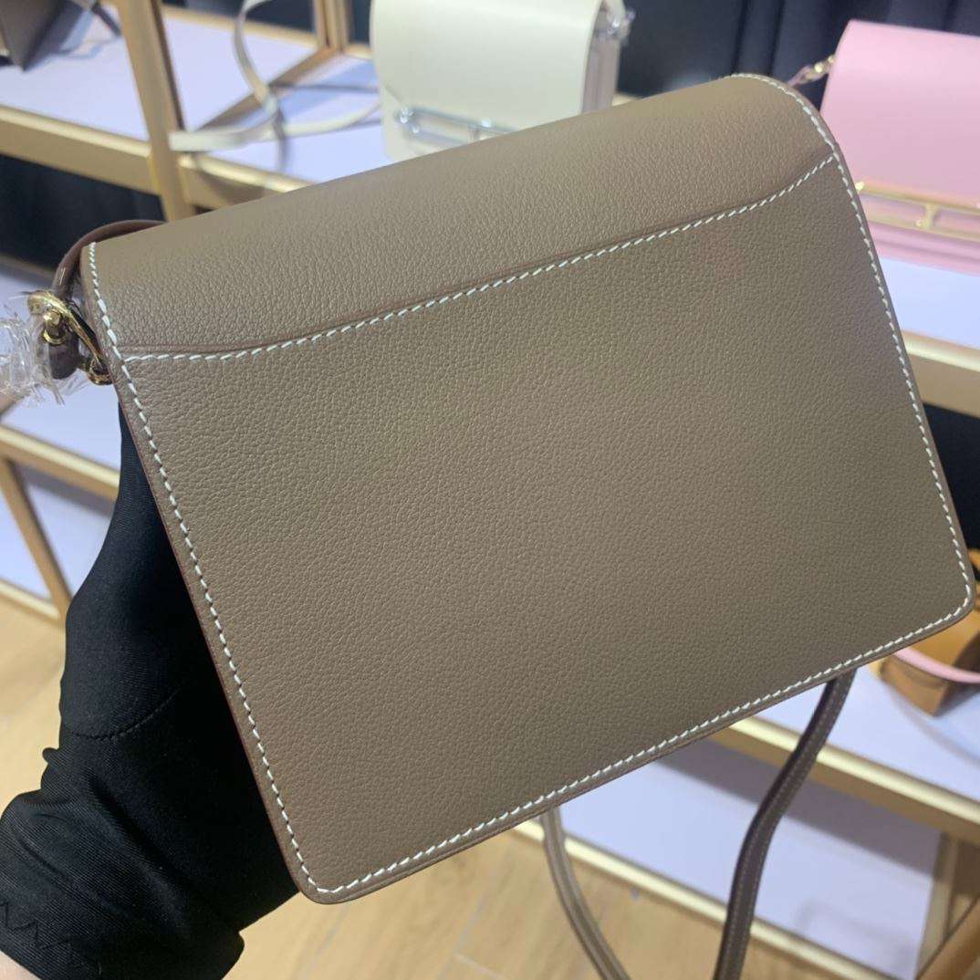 1:1 Replica Mini Evercolor Sac Roulis 19 Green Khaki/Orange/Pink/Grey For Women 19cm / 7.4in - Image 4