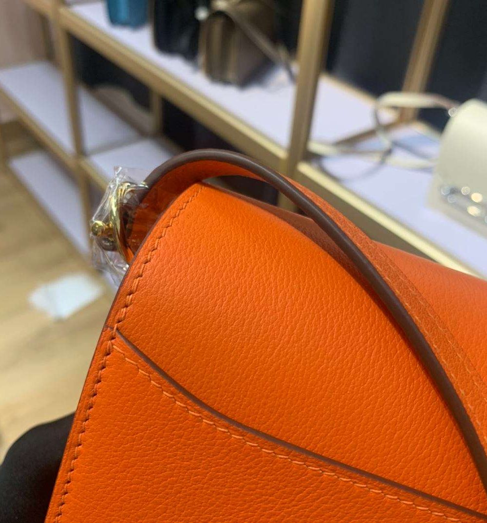 1:1 Replica Mini Evercolor Sac Roulis 19 Green Khaki/Orange/Pink/Grey For Women 19cm / 7.4in