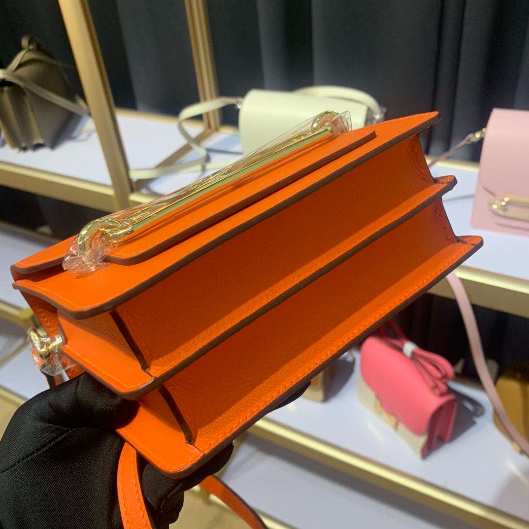 1:1 Replica Mini Evercolor Sac Roulis 19 Green Khaki/Orange/Pink/Grey For Women 19cm / 7.4in - Image 25