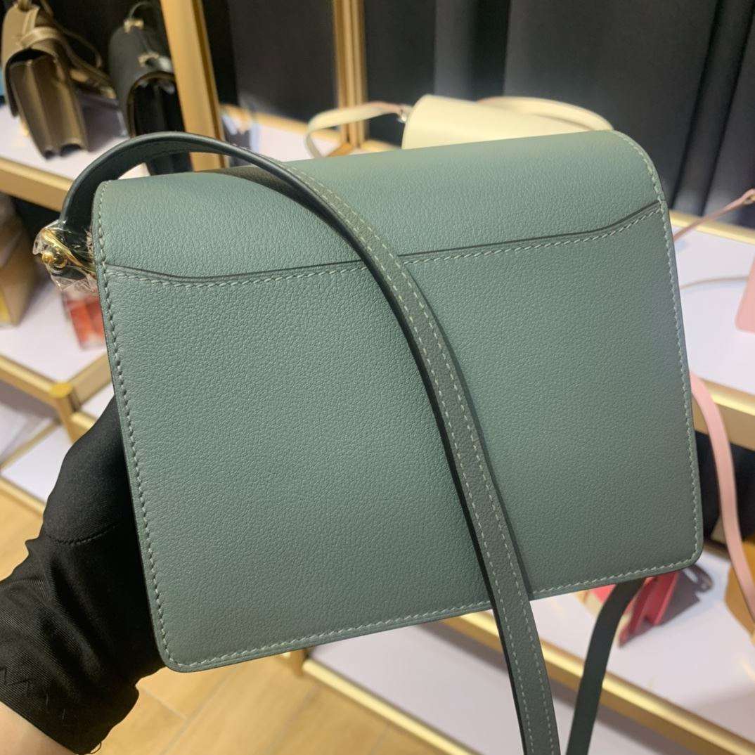 1:1 Replica Mini Evercolor Sac Roulis 19 Green Khaki/Orange/Pink/Grey For Women 19cm / 7.4in - Image 30