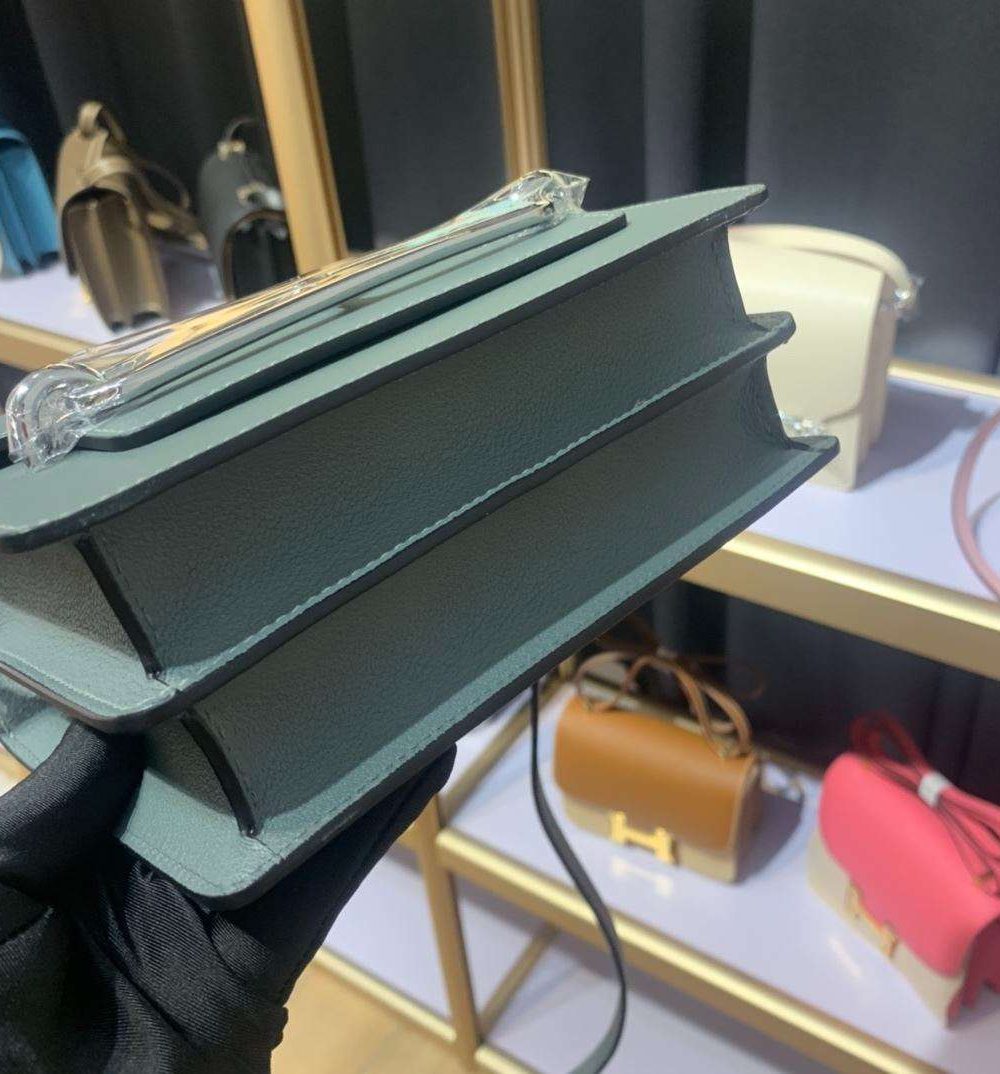 1:1 Replica Mini Evercolor Sac Roulis 19 Green Khaki/Red/Grey/White For Women 19cm / 7.4in