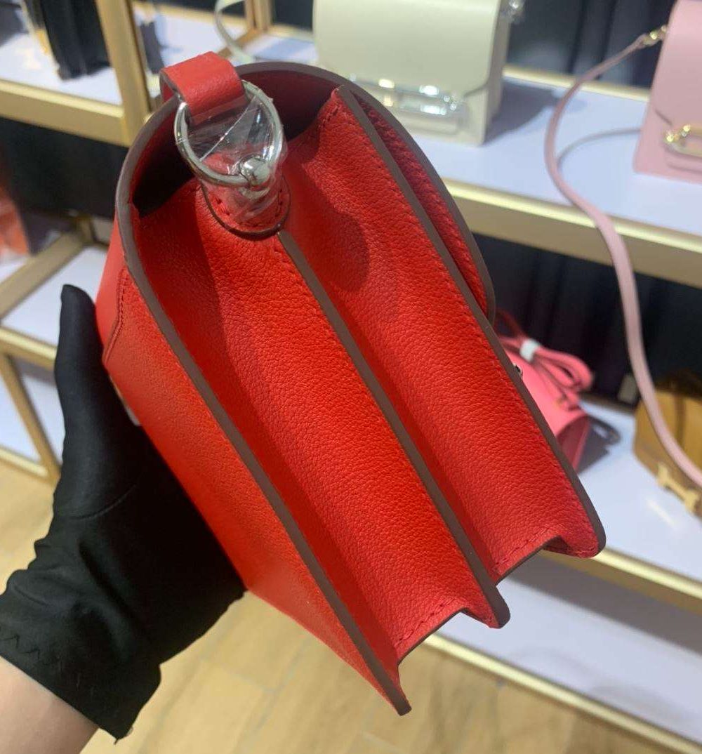 1:1 Replica Mini Evercolor Sac Roulis 19 Green Khaki/Red/Grey/White For Women 19cm / 7.4in