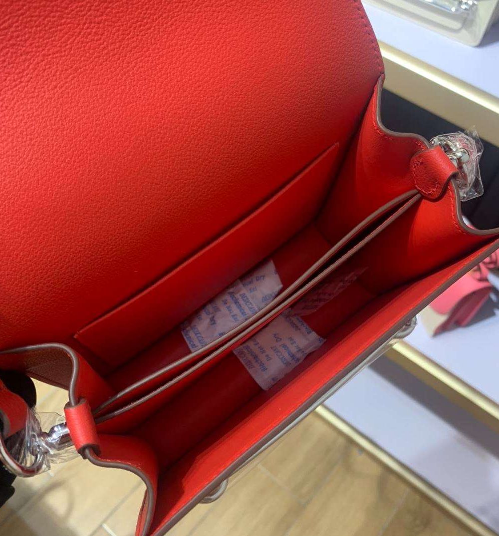 1:1 Replica Mini Evercolor Sac Roulis 19 Green Khaki/Red/Grey/White For Women 19cm / 7.4in