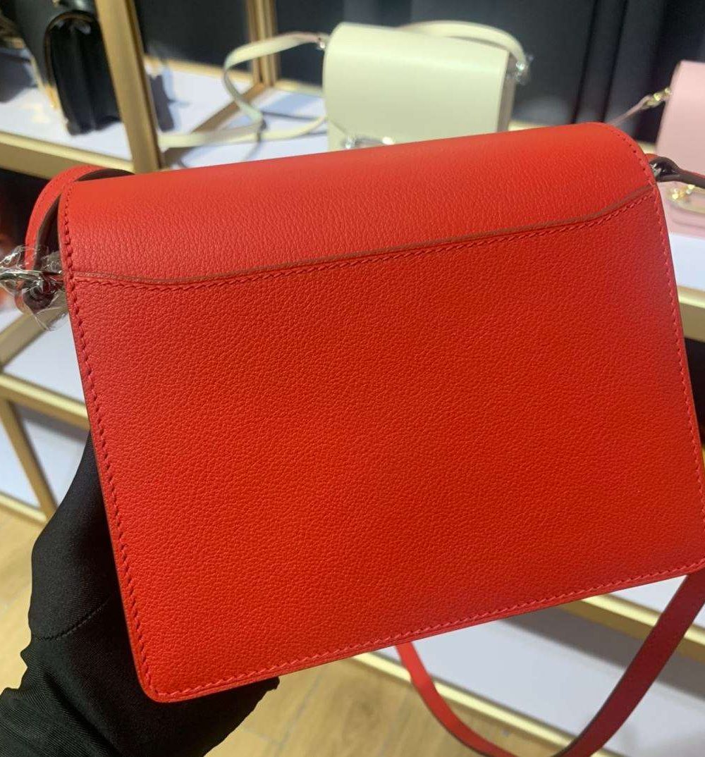 1:1 Replica Mini Evercolor Sac Roulis 19 Green Khaki/Red/Grey/White For Women 19cm / 7.4in