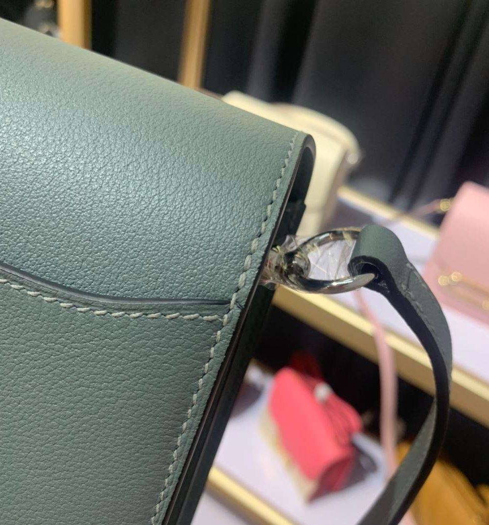 1:1 Replica Mini Evercolor Sac Roulis 19 Green Khaki/Red/Grey/White For Women 19cm / 7.4in