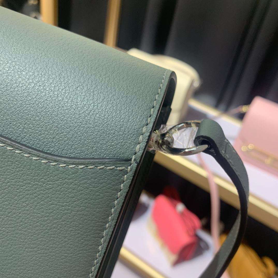 1:1 Replica Mini Evercolor Sac Roulis 19 Green Khaki/Red/Grey/White For Women 19cm / 7.4in - Image 5