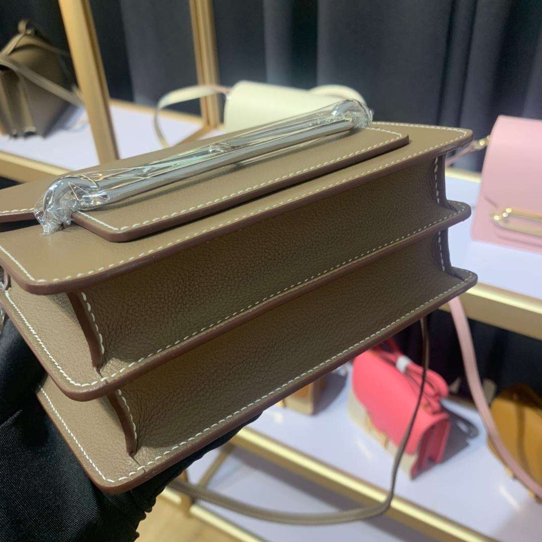 1:1 Replica Mini Evercolor Sac Roulis 19 Green Khaki/Red/Grey/White For Women 19cm / 7.4in - Image 30