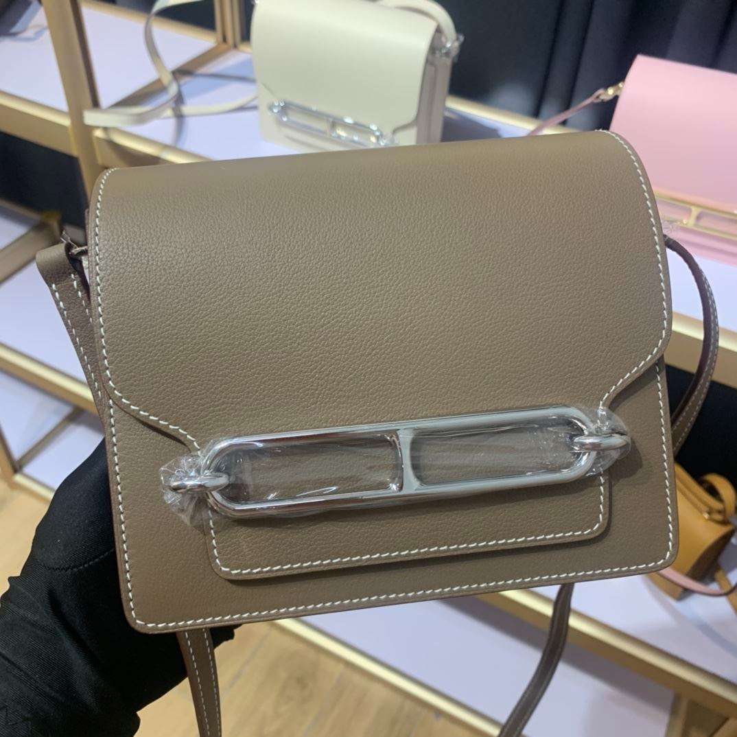 1:1 Replica Mini Evercolor Sac Roulis 19 Green Khaki/Red/Grey/White For Women 19cm / 7.4in - Image 36