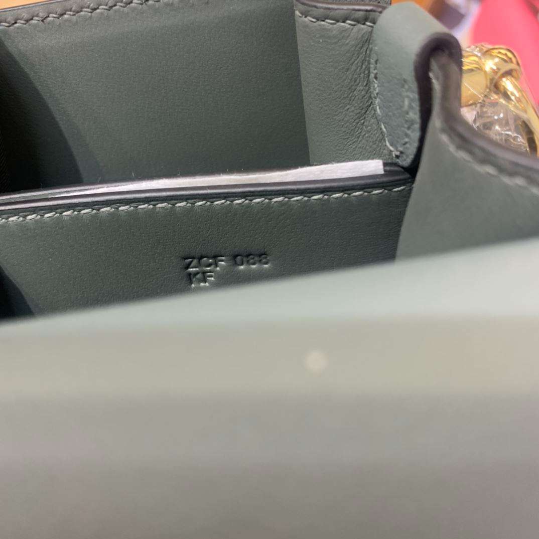 1:1 Replica Mini Evercolor Sac Roulis 19 Green Khaki/Red/Grey/White For Women 19cm / 7.4in - Image 17