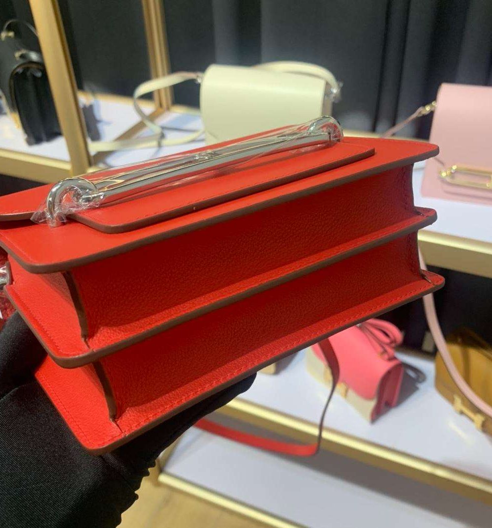 1:1 Replica Mini Evercolor Sac Roulis 19 Green Khaki/Red/Grey/White For Women 19cm / 7.4in