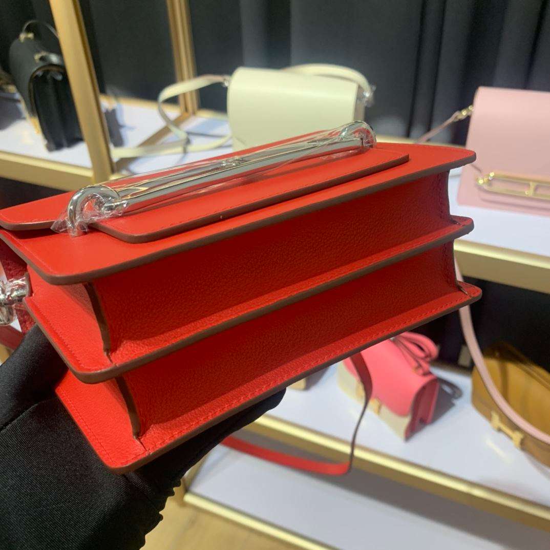 1:1 Replica Mini Evercolor Sac Roulis 19 Green Khaki/Red/Grey/White For Women 19cm / 7.4in - Image 24