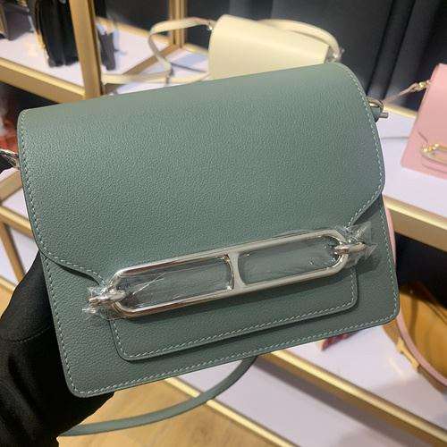 1:1 Replica Mini Evercolor Sac Roulis 19 Green Khaki/Red/Grey/White For Women 19cm / 7.4in - Image 12