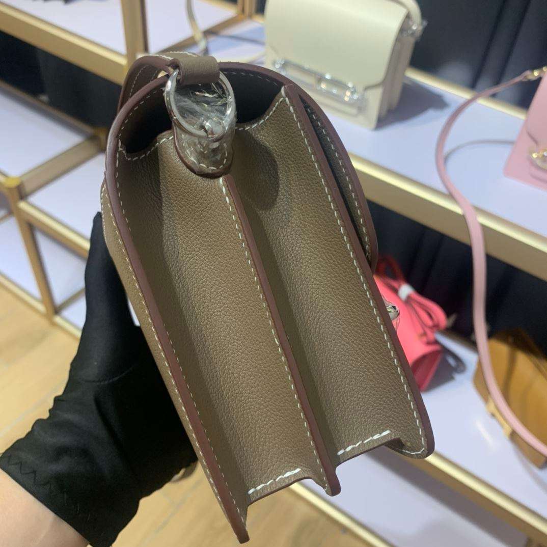 1:1 Replica Mini Evercolor Sac Roulis 19 Green Khaki/Red/Grey/White For Women 19cm / 7.4in - Image 2