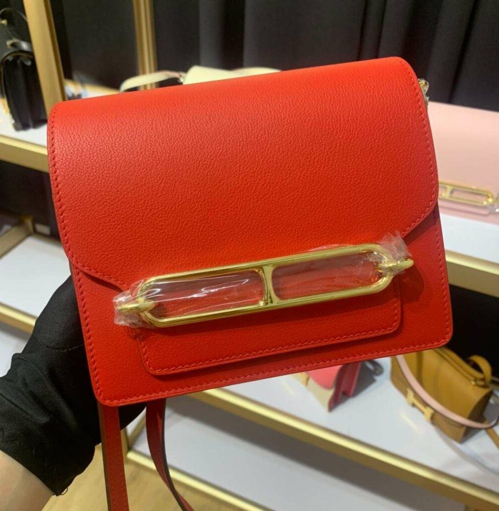 1:1 Replica Mini Evercolor Sac Roulis 19 Green/Red/Purple For Women 19cm / 7.4in