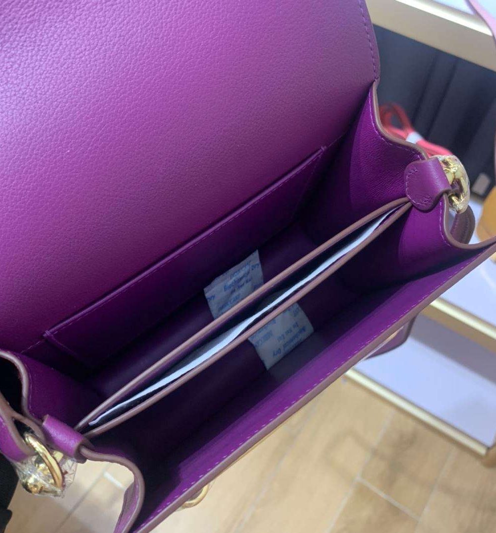 1:1 Replica Mini Evercolor Sac Roulis 19 Green/Red/Purple For Women 19cm / 7.4in