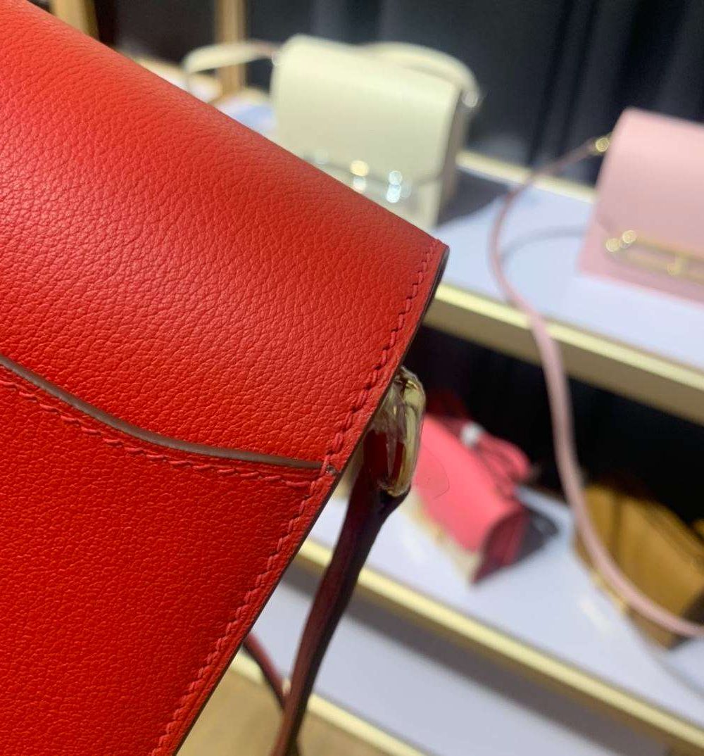 1:1 Replica Mini Evercolor Sac Roulis 19 Green/Red/Purple For Women 19cm / 7.4in