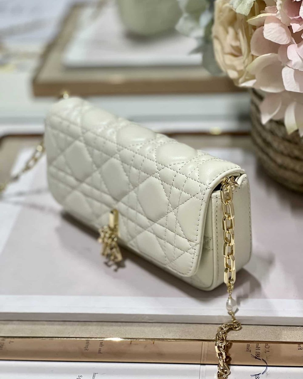 1:1 Replica Mini Miss Dior Bag White/ Black/ Blue/ Light Purple For Women 7 in/18.cm