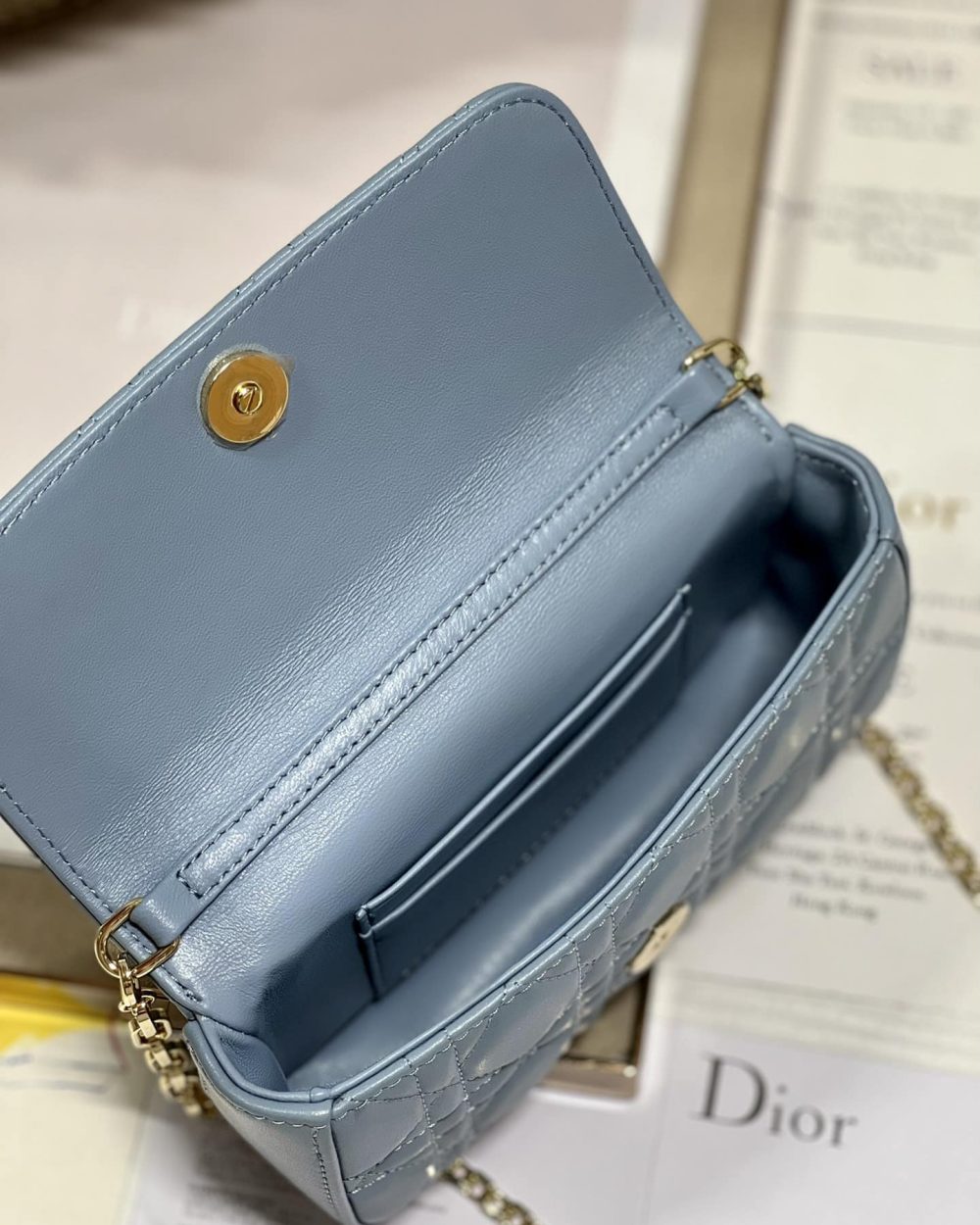 1:1 Replica Mini Miss Dior Bag White/ Black/ Blue/ Light Purple For Women 7 in/18.cm