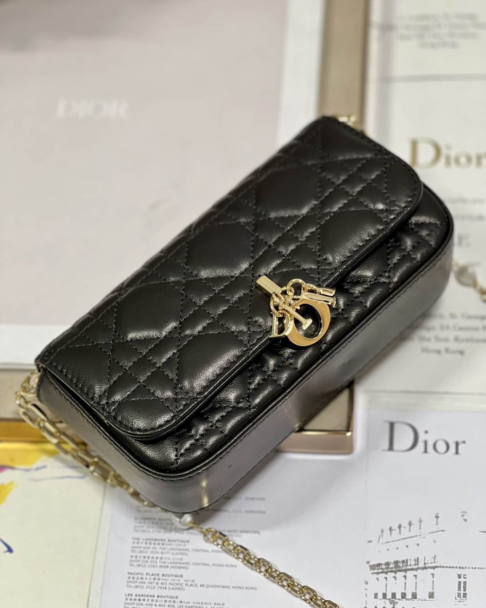 1:1 Replica Mini Miss Dior Bag White/ Black/ Blue/ Light Purple For Women 7 in/18.cm