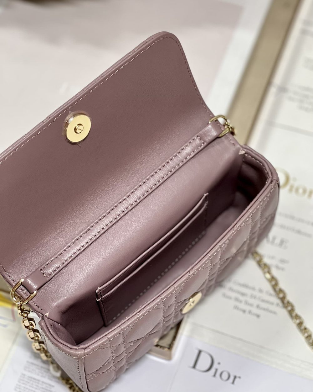 1:1 Replica Mini Miss Dior Bag White/ Black/ Blue/ Light Purple For Women 7 in/18.cm