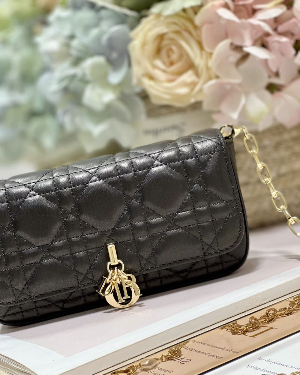 1:1 Replica Mini Miss Dior Bag White/ Black/ Blue/ Light Purple For Women 7 in/18.cm