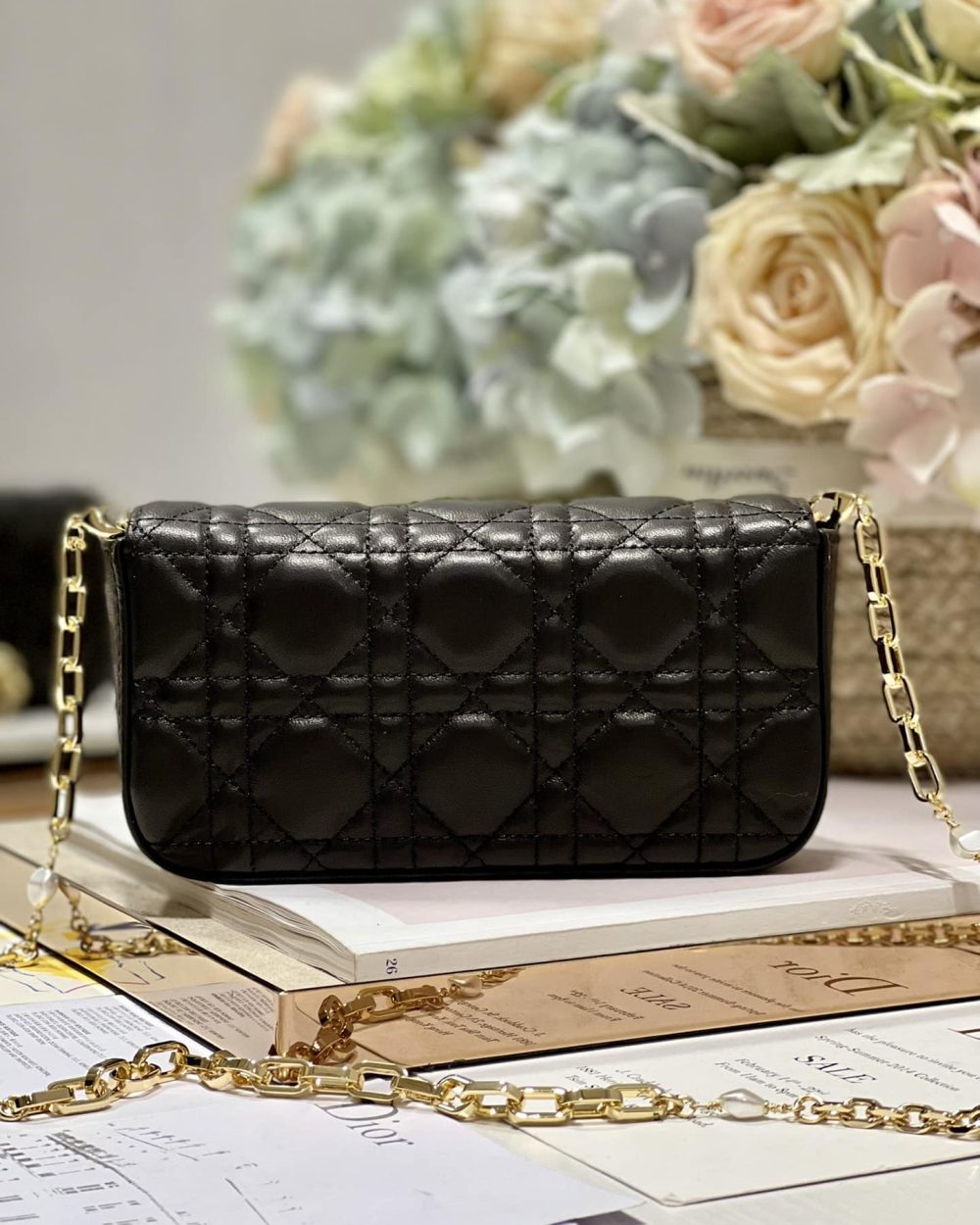 1:1 Replica Mini Miss Dior Bag White/ Black/ Blue/ Light Purple For Women 7 in/18.cm