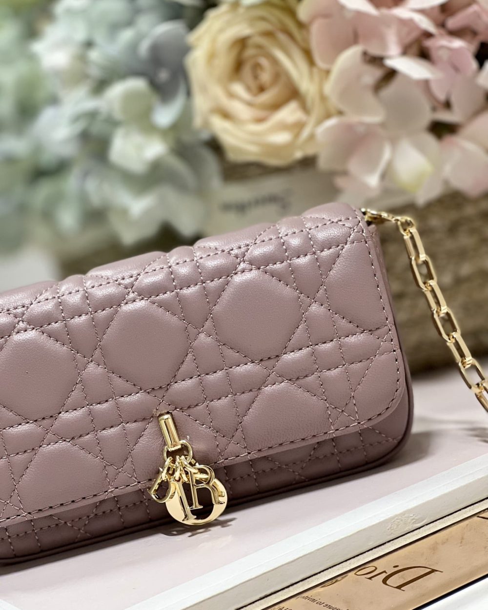 1:1 Replica Mini Miss Dior Bag White/ Black/ Blue/ Light Purple For Women 7 in/18.cm