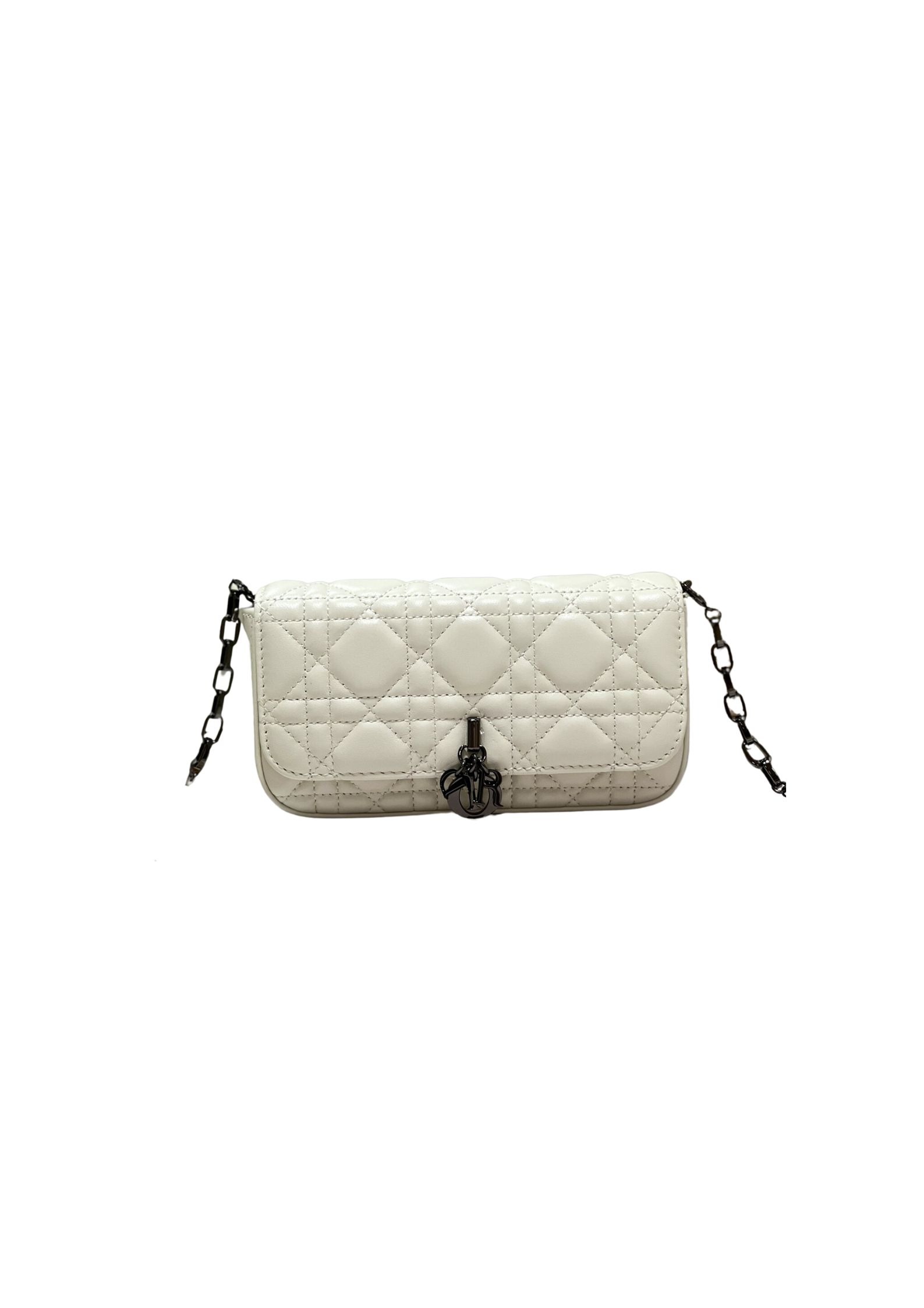 1:1 Replica Mini Miss Dior Bag White/ Black For Women 7 in/ 18.5cm