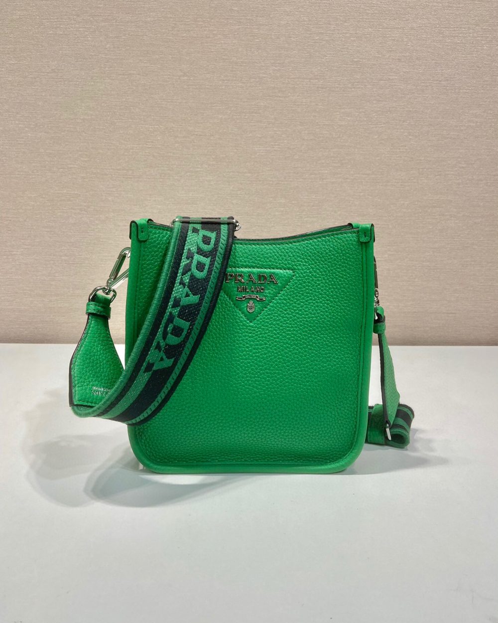 Mini Shoulder Bag In Green For Women 7.8 in/20cm 1BH191_2DKV_F0YFM_V_3OO
