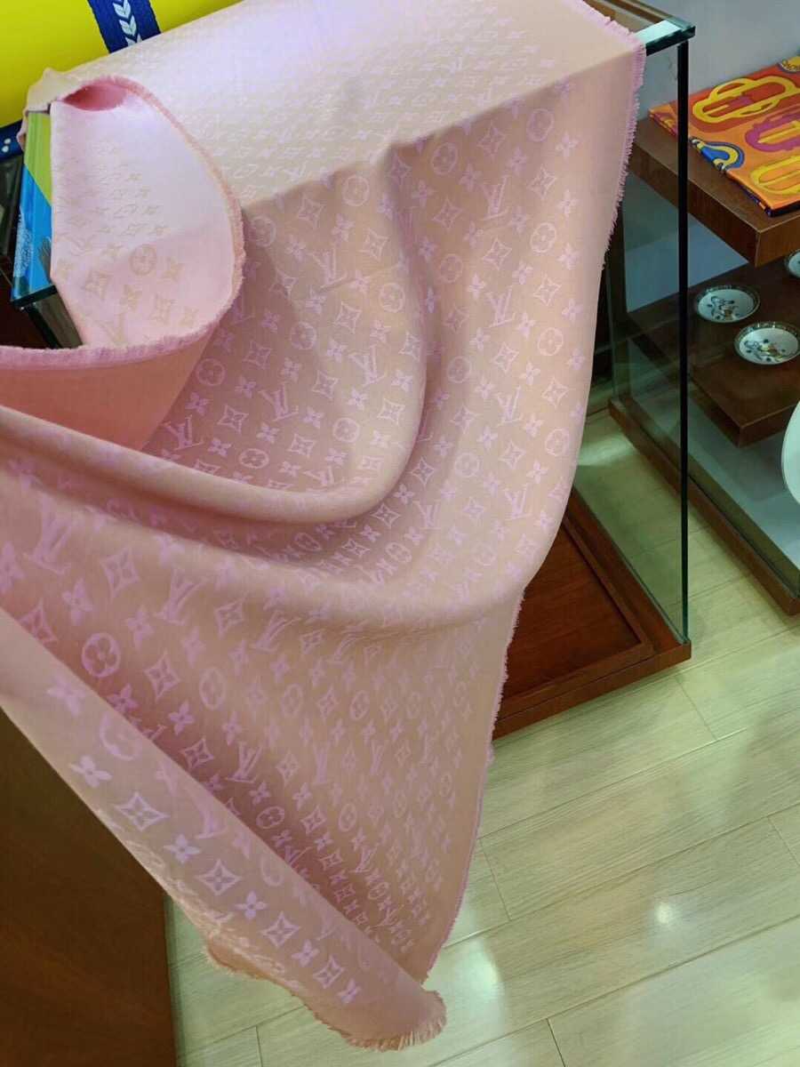 Monogram Classic Shawl Pink For Women M78904 - Image 4