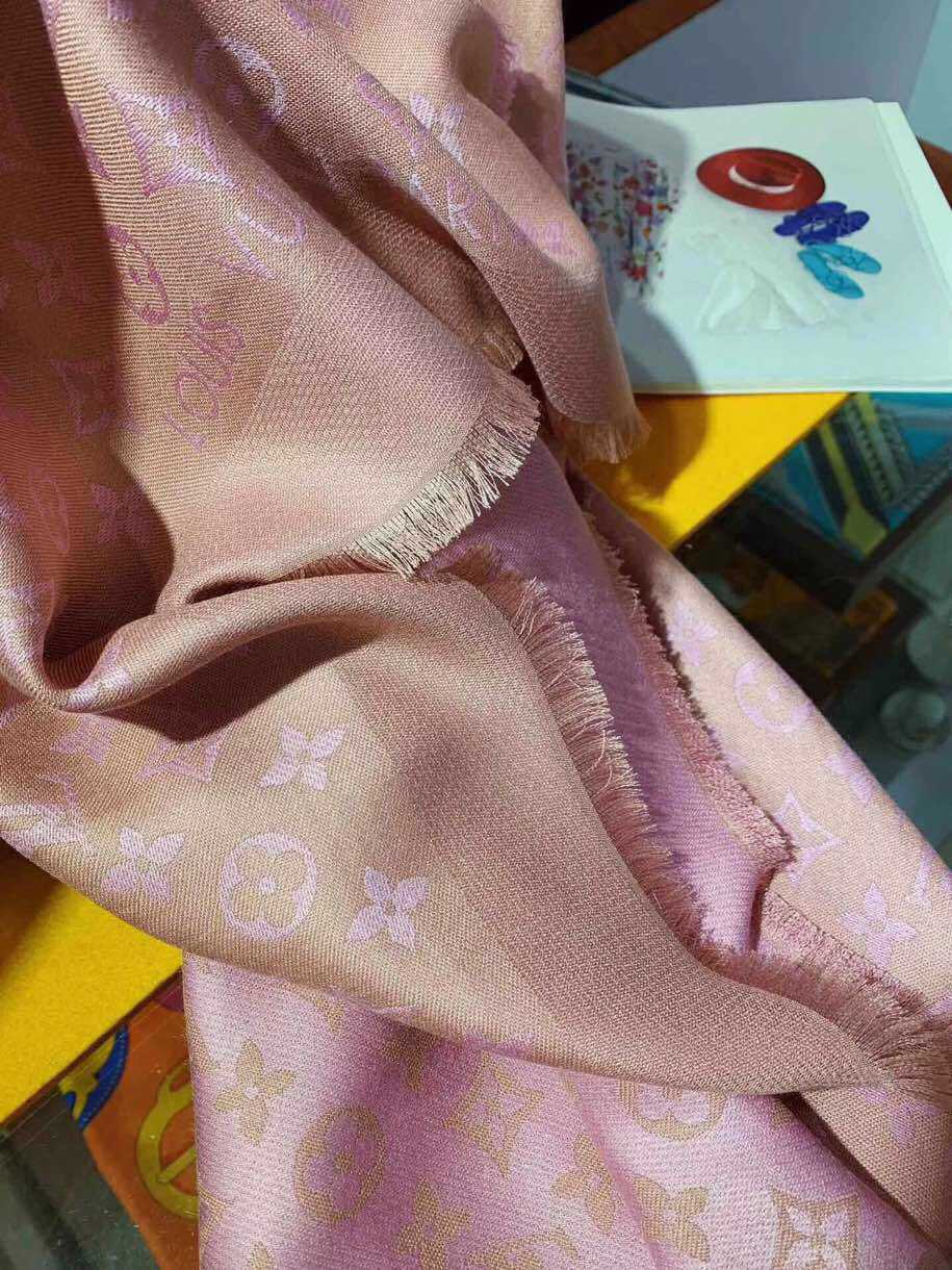 Monogram Classic Shawl Pink For Women M78904 - Image 3