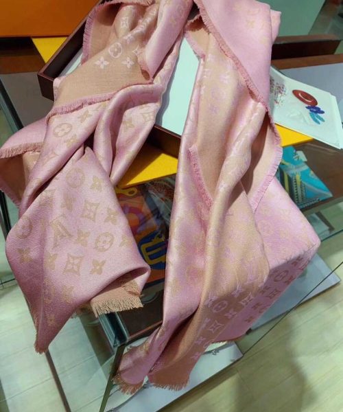 Monogram Classic Shawl Pink For Women M78904